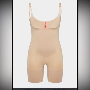 SPANXsculpt OnCore Open-Bust Mid-Thig Bodysuit